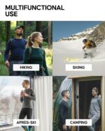 DANISH ENDURANCE Merino Wool Base Layer Long Sleeve Shirt, Breathable & Moisture-Wicking, for Men