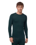 DANISH ENDURANCE Merino Wool Base Layer Long Sleeve Shirt, Breathable & Moisture-Wicking, for Men