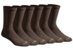 Dickies Men Dri-tech Essential Moisture Control Crew Socks, Available in M-xxl (6, 12 Pairs) Socks