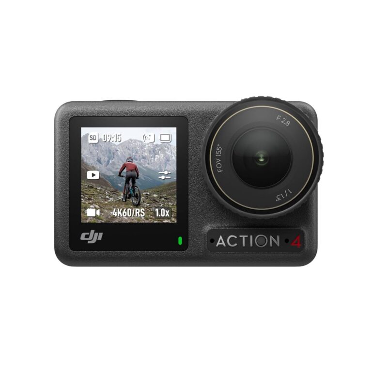 DJI Osmo Action 4 Standard Combo, 4K/120fps Waterproof Action Camera with a 1/1.3-Inch Sensor, Stunning Low-Light Imaging,10-bit & D-Log M Color Performance, Long-Lasting 160...
