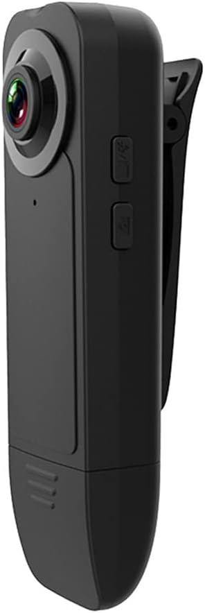 Docooler 1080P Mini Body Camera with Audio Clip-on Video Recorder Wide Angle Video Camera Built-in Battery Night Vision Motion Detection for Hiking Riding Running Travel