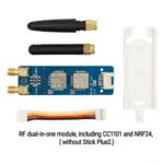 Dual RF Module Board for M5StickC PLUS2 For ESP32 Compact IoT Module Compatible with For M5Stack Featuring CC1101 and For NRF24 (Without)