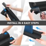 Everlasting Comfort 2 Sided Under Door Draft Stopper for Bottom of Doors - Quick Install, Keeps Heat in & Cold Air Out - Sound Proofing Strip Gap Filler, Noise Blocker -Fits...