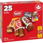 FAVOURITES KITKAT, AERO, SMARTIES & COFFEE CRISP Mini Bars & Candies, Peanut-free Snack, Individually Wrapped, Made in Peanut-free Facility, Prepared in Canada, 237 g