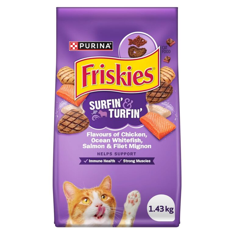 Friskies Surfin' & Turfin' Dry Cat Food - 1.43 kg Bag