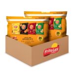 Frito-Lay Variety Pack (Lay's Classic, Ketchup, Bar-B-Q, Salt & Vinegar), Pack of 2, (32 bags x 28g), Chips Snack Box