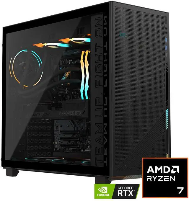 GIGABYTE AORUS PRIME 5 Gaming Desktop PC, AMD Ryzen 7 9700X, GIGABYTE RTX 5070 Ti, 32GB DDR5, 2TB SSD, Windows 11, Black