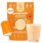 Good Protein Vegan Plant-based Protein Powder 100% Natural, Non-GMO, Dairy-free, Gluten-free, Soy-free, No Added Sugar and Nothing Artificial. Orange Cream Pop All-in-One Shake...