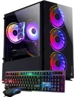 HAJAAN BREEZE Gaming Desktop Tower PC - Intel Core i3-10100F Processor 3.6GHz, 16GB DDR4 RAM, 1TB SSD, Nvidia GeForce GTX 1660 6GB, WIFI Windows 11