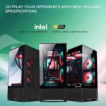 HAJAAN Liquid Cooled Gaming PC - MSI 27" Curved Gaming Monitor (RTX 4070 12GB GDDR6, Intel Core i7-13700F, 32GB DDR4 RAM, 1TB NVMe, Wifi 6, Bluetooth,