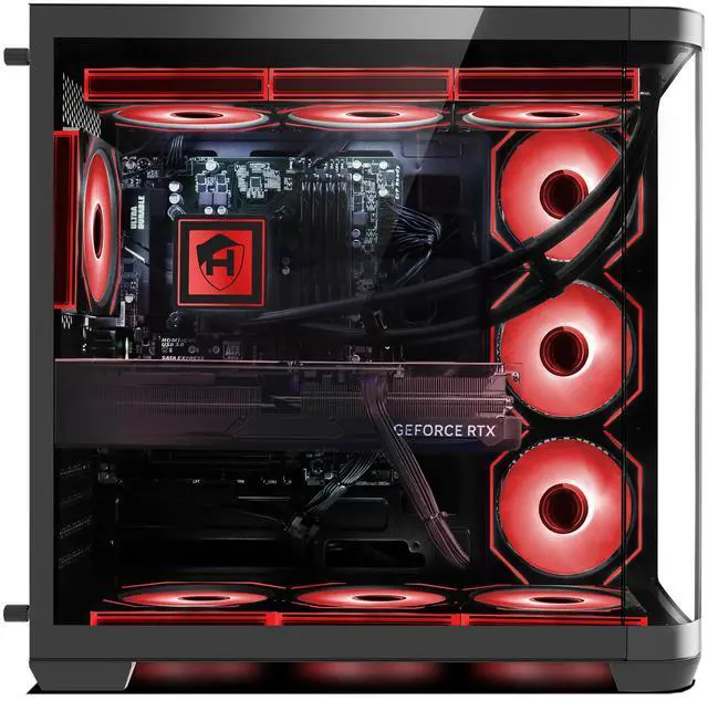HAJAAN PhantomX Gaming Desktop PC Intel Core i7-12700K (12th Gen), GeForce RTX 5070 12GB, 32GB RAM, 1TB NVMe SSD, Wi-Fi, Windows 11 Pro