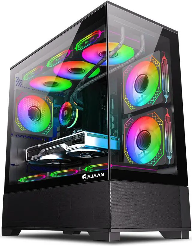 HAJAAN SuperX Gaming PC - RTX 4060 8GB GDDR6 - Intel Core i5 13th Gen - 32GB DDR4 RAM - 1TB NVMe - WiFi - Bluetooth - Windows 11 Pro - Mechanical