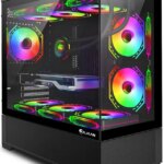 HAJAAN SuperX Gaming PC - RTX 4070 12GB GDDR6 - Intel Core i5 13th Gen - 32GB DDR4 RAM - 1TB NVMe - WiFi - Bluetooth - Windows 11 Pro - Mechanical