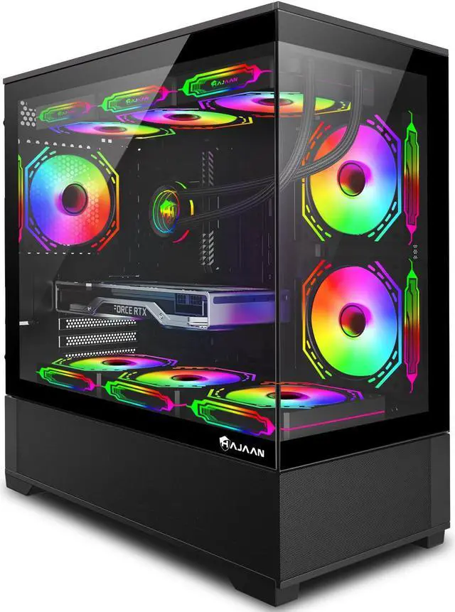 HAJAAN SuperX Gaming PC - RTX 4070 12GB GDDR6 - Intel Core i5 13th Gen - 32GB DDR4 RAM - 1TB NVMe - WiFi - Bluetooth - Windows 11 Pro - Mechanical