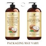 Handcraft Blends Fractionated Coconut Oil - 473 ml - 100% Pure and Natural - Premium Grade Carrier Oil for Skin and Hair - Hair and Body - Massage - Hair Tonic