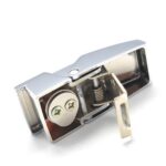 Hasp Lock for Sliding Door Mail Box Air Cabinet Eletronic Locker Drawer JA57 G 1Pcs(Chrome Key Small)