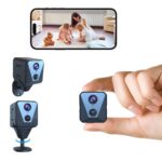 Hidden Spy Camera, 2K WiFi Mini Camera with 64G SD Card, 100 Days Standby Battery Life, Cloud & SD Storage, Clear Night Vision, AI Motion Detection, Real-Time Record Security...