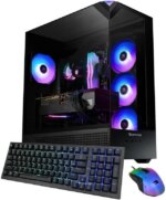 iBUYPOWER Element 9 Black Gaming PC Desktop - Intel Core Ultra 5 225F - NVIDIA GeForce RTX 5060 8GB - 32GB DDR5 RGB - 2TB NVMe SSD - EBI5N5601