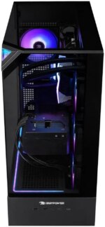 iBUYPOWER Element 9 Black Gaming PC Desktop - Intel Core Ultra 5 225F - NVIDIA GeForce RTX 5060 8GB - 32GB DDR5 RGB - 2TB NVMe SSD - EBI5N5601