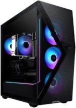 iBUYPOWER Slate Gaming PC Desktop - AMD Ryzen 5 5500, NVIDIA GeForce RTX 4060 8GB, 16GB DDR4 Non-RGB RAM, 1TB NVMe SSD