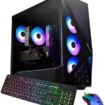 iBUYPOWER Slate Gaming PC Desktop - Intel Core i9 14900F, NVIDIA GeForce RTX 5070 12GB, 32GB DDR5 RGB RAM, 1TB NVMe SSD