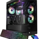 iBUYPOWER Y40 PRO Black Gaming PC Desktop - AMD Ryzen 7 9800X3D - AMD Radeon RX 9070XT 16GB - 32GB DDR5 RGB - 2TB NVMe SSD - Y40BA7R97XT01