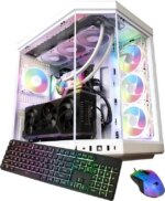 iBUYPOWER Y70 Snow White Gaming PC Desktop - AMD Ryzen 9 9900X - NVIDIA GeForce RTX 5070Ti 16GB - 64GB DDR5 RGB - 1TB NVMe SSD - Y70WA9N57T01