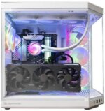 iBUYPOWER Y70 Snow White Gaming PC Desktop - AMD Ryzen 9 9900X - NVIDIA GeForce RTX 5070Ti 16GB - 64GB DDR5 RGB - 1TB NVMe SSD - Y70WA9N57T01