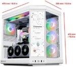 iBUYPOWER Y70TI Gaming PC Desktop Computer with HYTE Touch Screen Case, Intel Core Ultra 9 285 CPU, NVIDIA RTX 5070Ti 16GB GPU, 32GB DDR5 RGB RAM, 2TB
