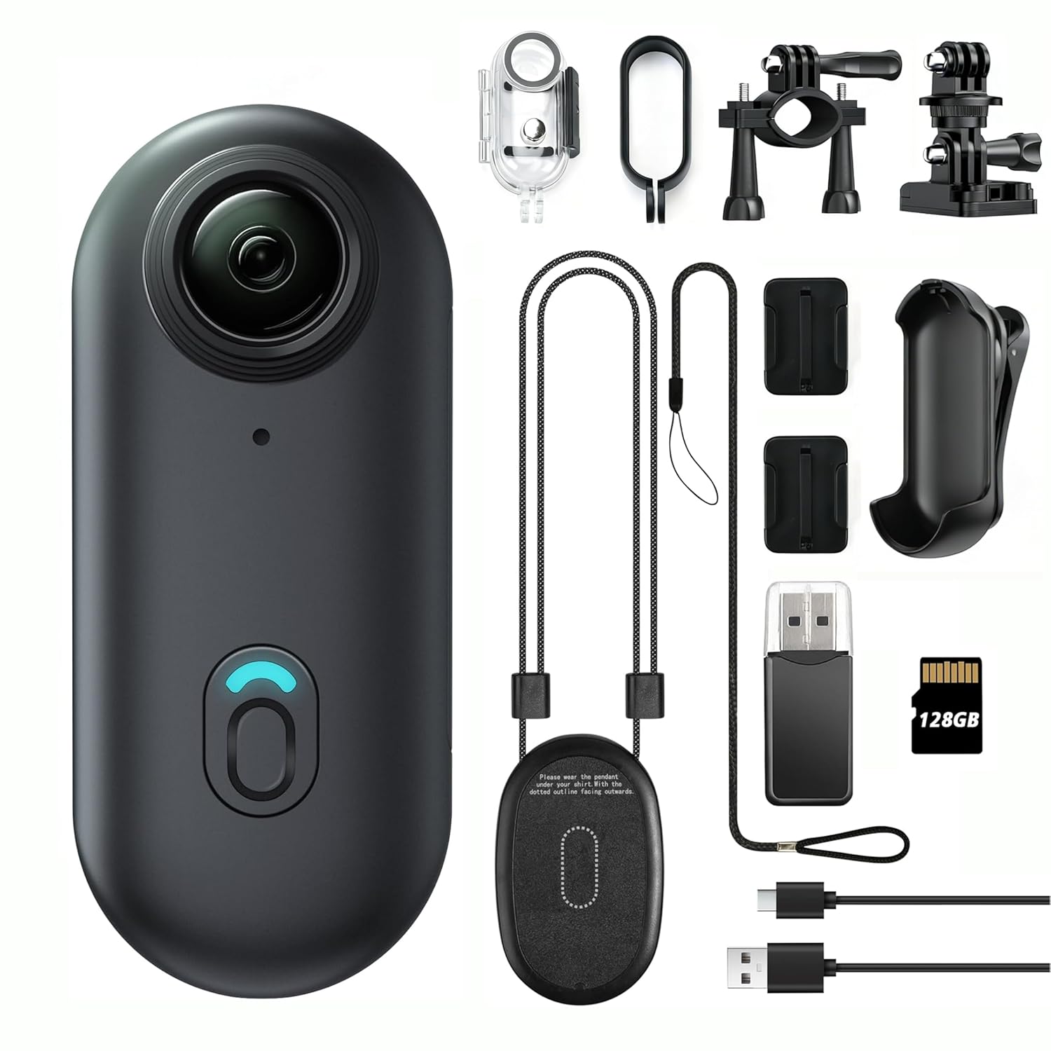 JETO 1080P HD Mini Body Camera, 128GB, Dual Touch Screens, 154° Wide Angle, Waterproof Case, Magnetic Pendant & Back Clip, App Remote Live Stream, Portable Wearable Action Cam... JETO 1080P HD Mini Body Camera, 128GB, Dual Touch Screens, 154° Wide Angle, Waterproof Case, Magnetic Pendant & Back Clip, App Remote Live Stream, Portable Wearable Action Cam...