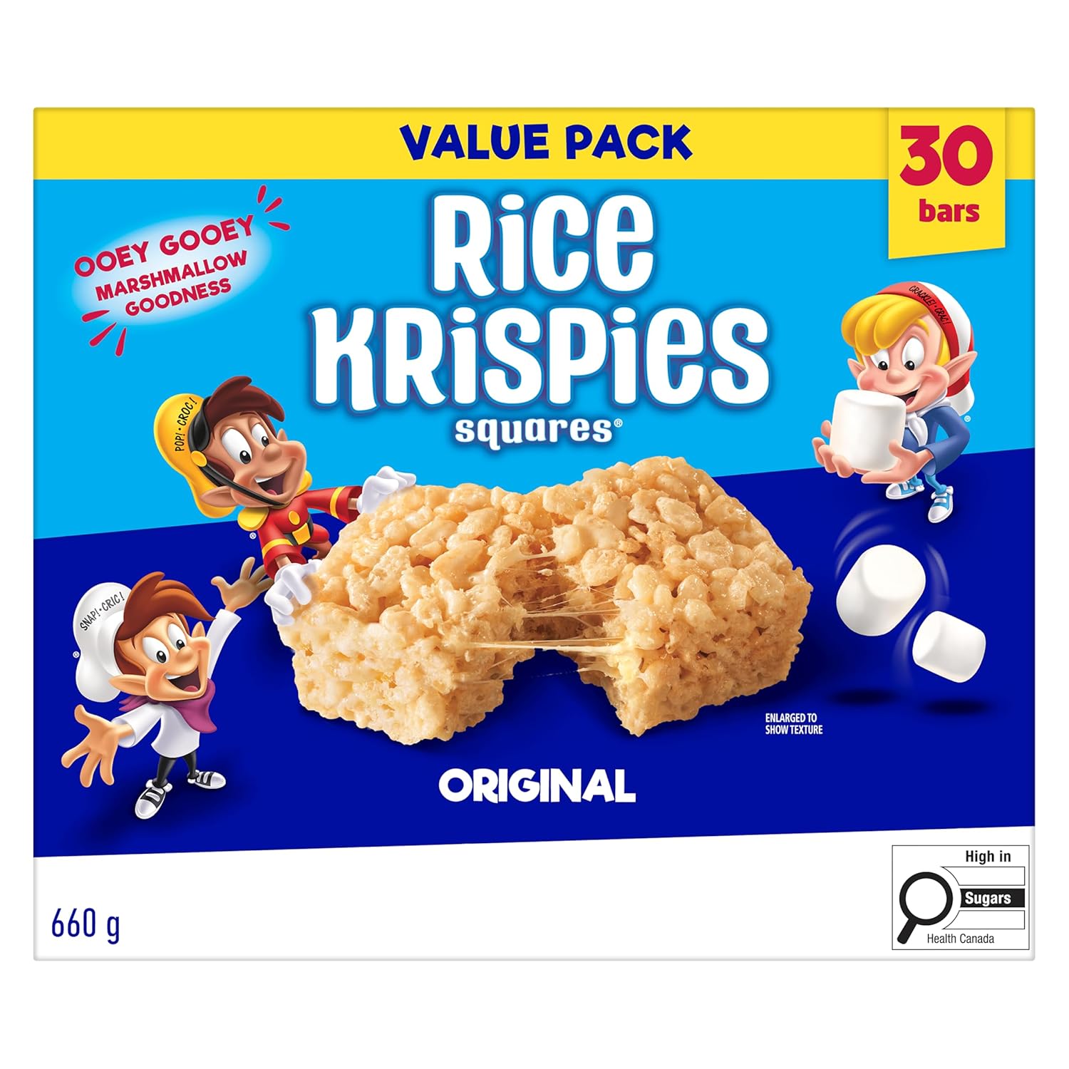 Kellogg's Rice Krispies Square Bars 660g Jumbo Pack-Original, 30 Cereal Bars {Imported from Canada} Kellogg's Rice Krispies Square Bars 660g Jumbo Pack-Original, 30 Cereal Bars {Imported from Canada}