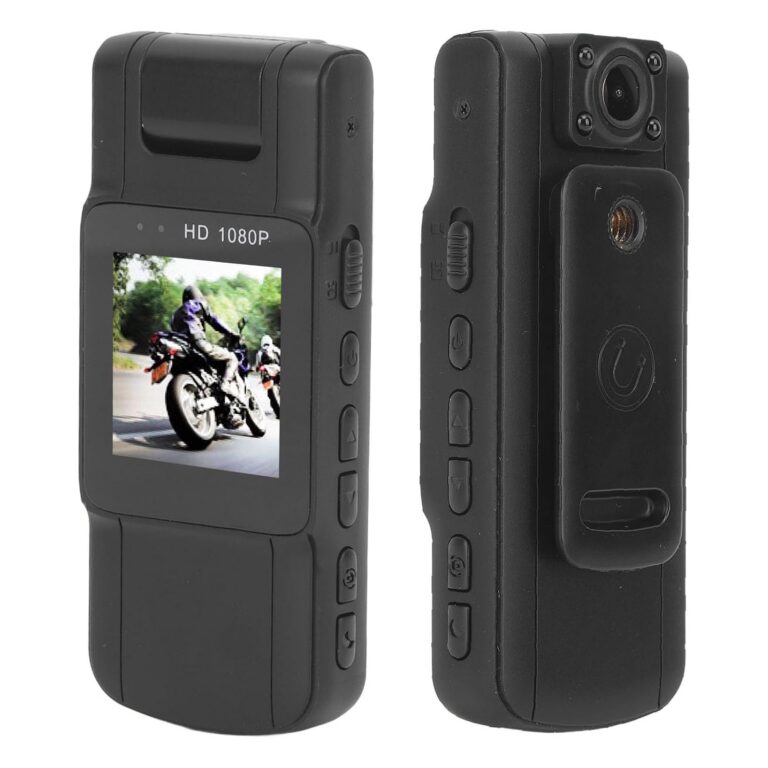 L11 Body Camera, 1080P HD Wearable Mini Body Cameras with IR Night Vision, 180° Rotatable Lens, 1.54inch Screen Police Bodycam for Meeting Law Enforcement