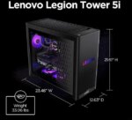 Lenovo Legion Tower 5i AI-Powered Gaming PC - Intel® Core Ultra 7 265F Processor NVIDIA® GeForce RTX 5060 Ti Graphics 16 GB Memory 1 TB Storage 3