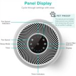 LEVOIT Air Purifiers for Pets in Bedroom Large Room, Efficient Activated Carbon Filter for Dander Odors, Purificateur d'air Captures Smoke, Dust, Pollen, with Pet Lock and Sleep...