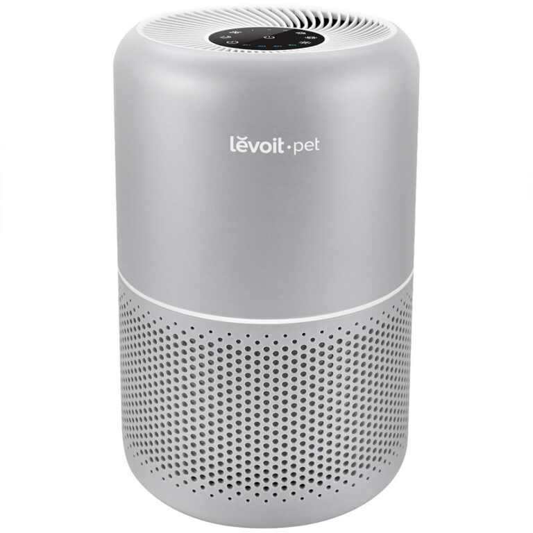 LEVOIT Air Purifiers for Pets in Bedroom Large Room, Efficient Activated Carbon Filter for Dander Odors, Purificateur d'air Captures Smoke, Dust, Pollen, with Pet Lock and Sleep...