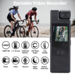 Mini Body Camera, 1080P HD Body Worn Camera with Audio and Video Recording, Personal Body Cam with Night Vision/Wide Angle Lens for Security, 128GB