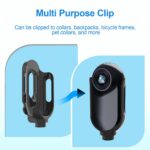 Mini Body Camera 1080P, Helmet Sports Camera with Built in 32GB Memory Card, Thumb Action Cam, Body Cam for Work, Cycling, Sports(Black)