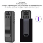 Mini Body Camera 1080P, Magnetic Video Recorder, Built in 32GB Memory Card, Night Vision and Loop Record, Wearable Police Cam for Home, Outdoor, Riding Bike