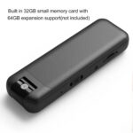 Mini Body Camera 1080P, Magnetic Video Recorder, Built in 32GB Memory Card, Night Vision and Loop Record, Wearable Police Cam for Home, Outdoor, Riding Bike