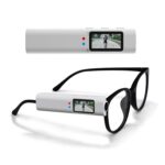 Mini Body Camera 2.7K HD Head Mounted FPV Video Cameras, 0.96in Screen HandsFree Wearable Vlog Cam, 110° Wide Angle WiFi APP Control Action Cameras for Walking Travel Cycling