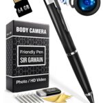 Mini Body Camera Pen 1080p - [Upgraded 2024] Premium Small Body Cam with HD Video or Picture Taking - Body Worn Camcorder, for Personal Civilians, Police Law Enforcement