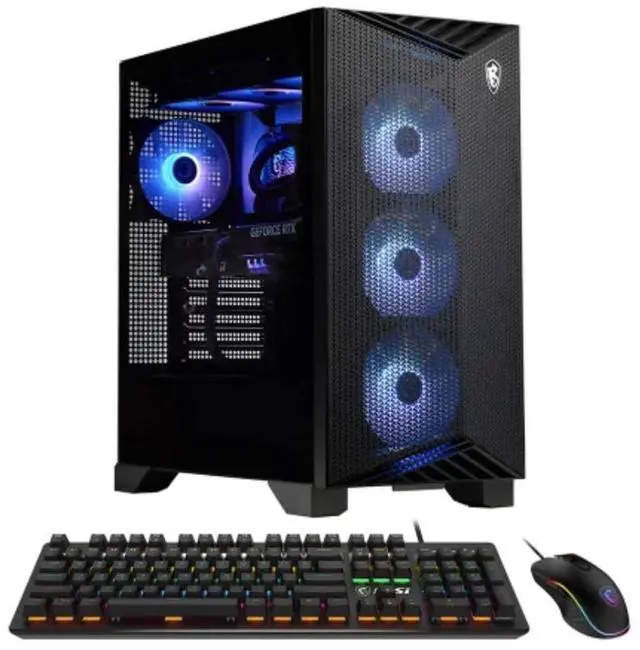 MSI Aegis AI Gaming Desktop PC (Intel Ultra 9-285, NVIDIA GeForce RTX 5070 Ti 16GB GDDR7, 64GB DDR5, 2TB PCIe SSD, RGB Fans, 750W PSU, WiFi 7,