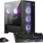 MSI Aegis R2 Gaming Desktop Intel i5-14400F NVIDIA RTX 5060 - 16GB DDR5 1TB SSD Win 11 Black