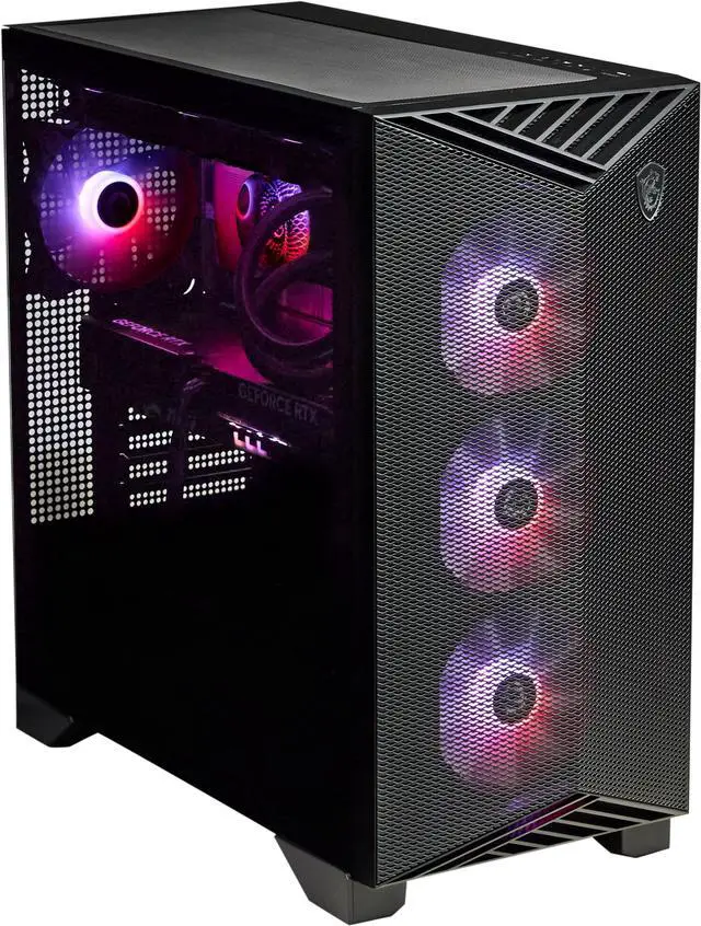 MSI Aegis R2(Tower) Gaming Desktop, AMD R9-9900X, GeForce RTX 5070 Ti, 32GB DDR5, 2TB M.2 NVMe, Liquid Cooling, USB Type-C, VR-Ready, Windows 11 Home
