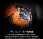 MSI Codex Z2 Gaming Desktop: AMD R7-8700F, GeForce RTX 5070, 32GB DDR5, 2TB m.2 NVMe SSD, USB Type-C, VR-Ready, Windows 11 Home : A8NVP-436US