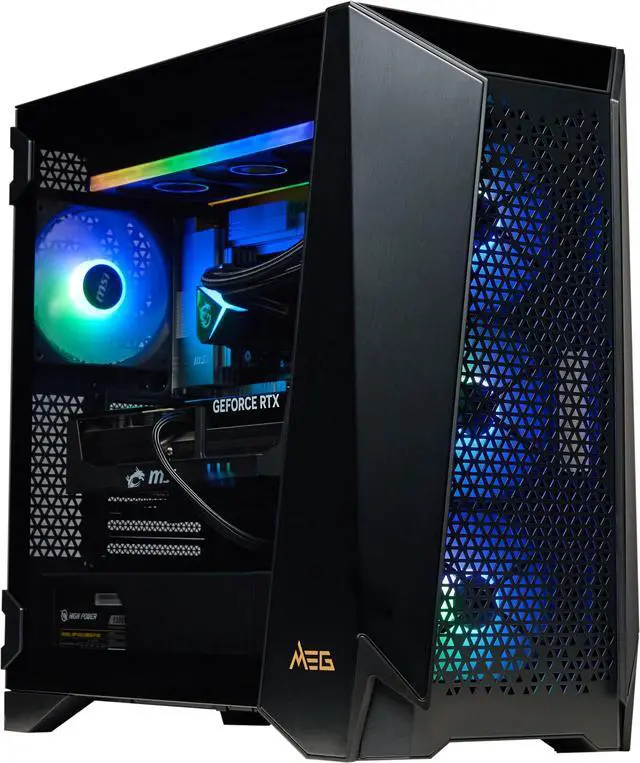 MSI Gaming Desktop PC Infinite ZS 9NVR-1482US AMD Ryzen 9 9900X3D 32GB DDR5 2TB NVMe SSD GeForce RTX 5070 Ti Windows 11 Pro