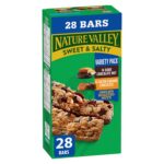 NATURE VALLEY - VALUE PACK - Dark Chocolate Nut and Salted Caramel Chocolate Chewy Nut Sweet and Salty Granola Bars Variety Pack, Pack of 28 Bars, 980 grams, Snack Bars, Made...
