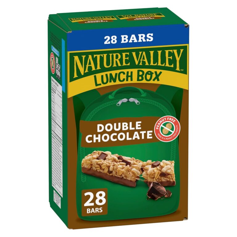 NATURE VALLEY - VALUE PACK SIZE - Double Chocolate Granola Bars, Pack of 28 Bars, 728 Grams Package, No Artificial Flavours, No Artificial Colours, Made with Whole Grains