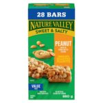 NATURE VALLEY - VALUE PACK SIZE - Peanut Butter Chewy Nut Granola Bars, Pack of 28 Bars, 980 grams, Made with Whole Grains, No Artificial Colours, No Artificial Flavours, Loaded...
