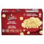 Orville Redenbacher Microwave Popcorn, Extra Buttery, Red, 81.94 g (Pack of 18)
